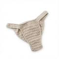 Erotic Knit Sexy Men's Crochet Mesh Thong - Sexy See-Through for Hot Beach Days & Vacation